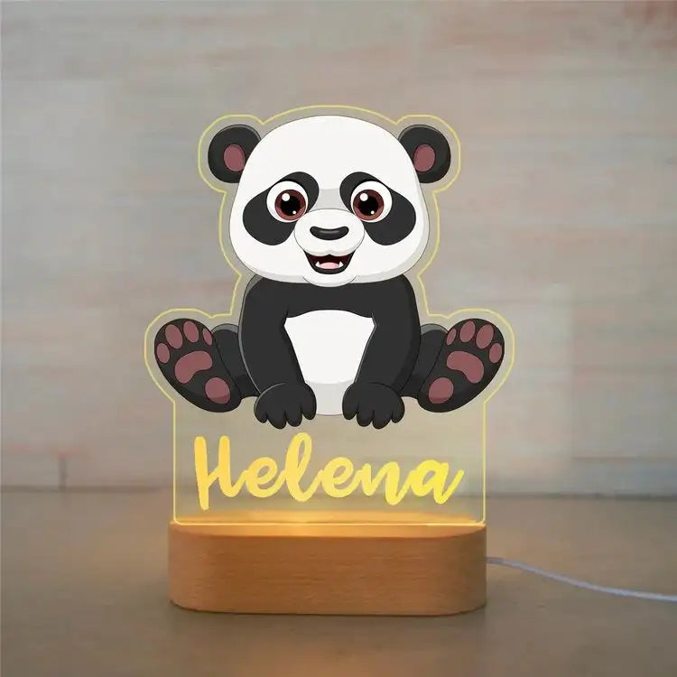 Personalized Cartoon Animal Design Night Light for Kids Room childrensterritory