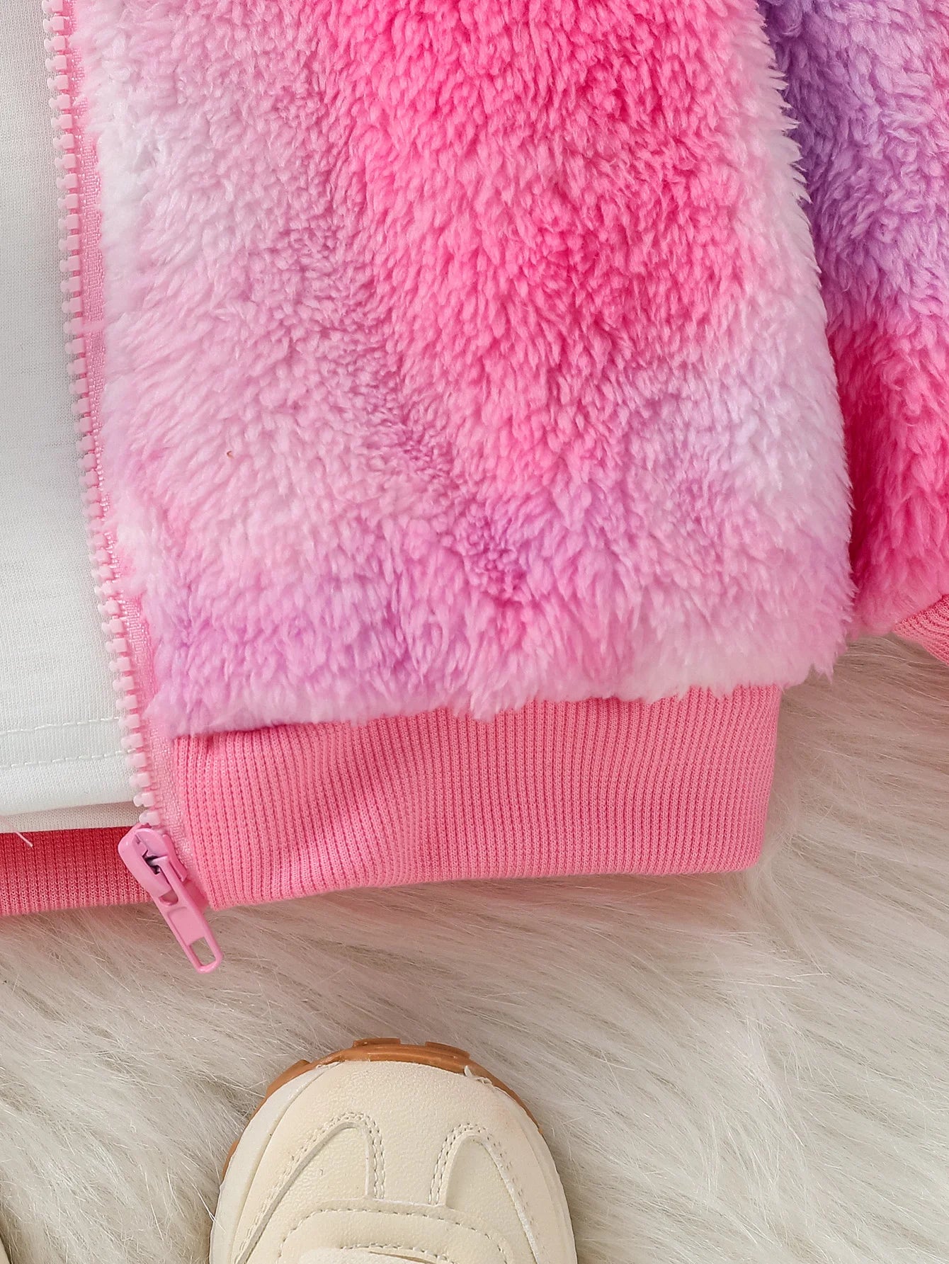 Baby Girl Colorful Stylish Warm Fleece Winter Hooded Coat childrensterritory