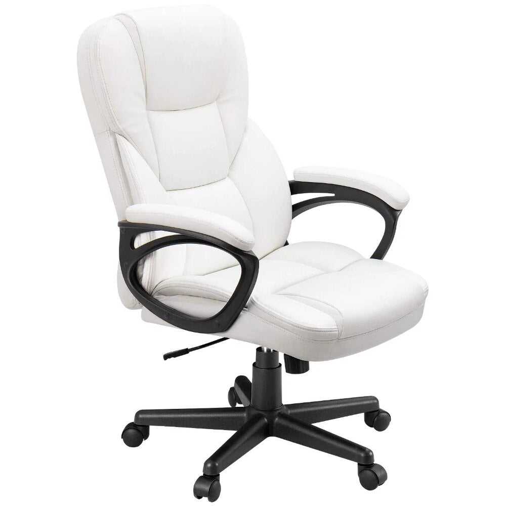 High-Back Faux Leather Office, Gaming Chair with Lumbar Support childrensterritory