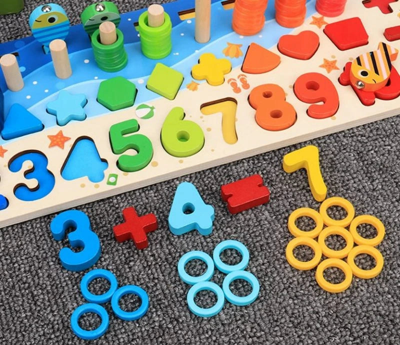 Kids Educational Wooden Math Puzzle Toys/Board Toy childrensterritory