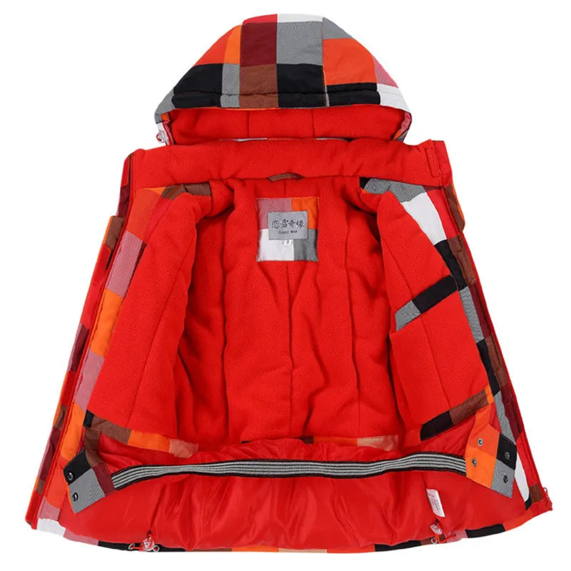 Kids Waterproof Warm Fleece Snow Suits Set childrensterritory