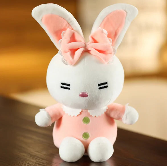30CM Candy Color Rabbit Plush Toy for Birthday Christmas Gift childrensterritory