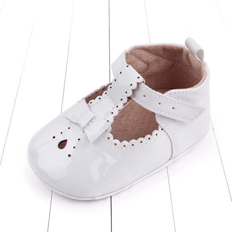 PU leather Baby Girls First Walkers Party Shoes childrensterritory