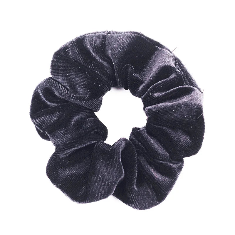 Velvet Scrunchie Hairband For Girls