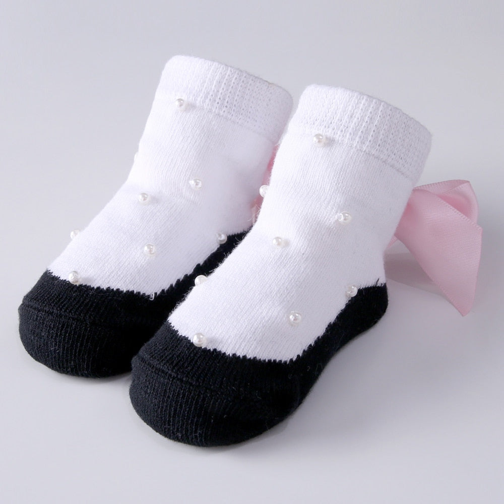 Cute Pattern Cotton Infants Socks Baby Girls Princess Socks childrensterritory