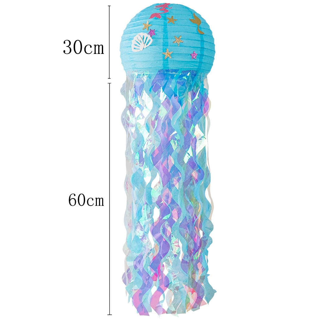 Under The Sea Theme Bubble Garlands, Seagrass, Seahorses Decor Supplies childrensterritory