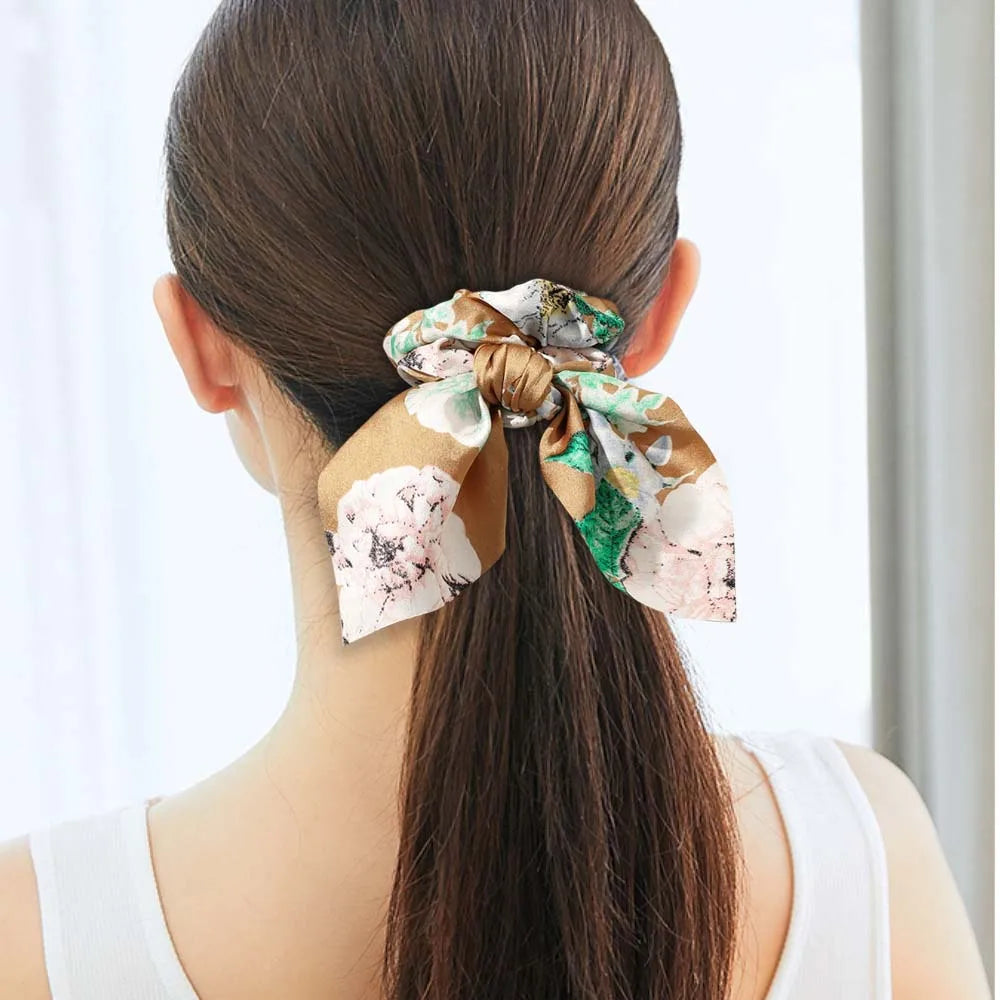 Elastic Ribbon Bow Hair Band for Girls