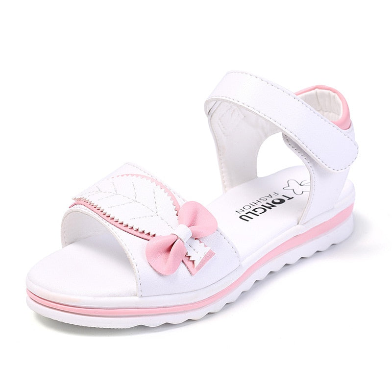 Kids Girls Butterfly-knot Summer Beach Sneakers childrensterritory