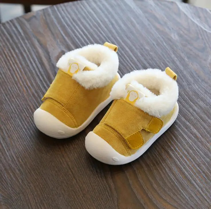 Warm Plush Baby Girls Boys Soft Bottom Snow Boots childrensterritory