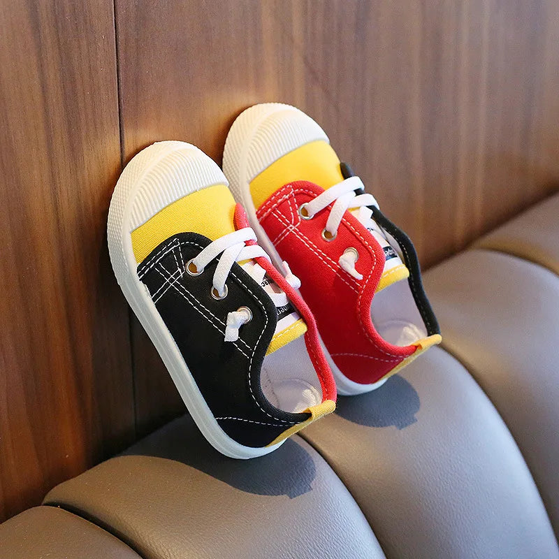 Kids Boys Lace-up Casual Canvas Shoes/Sneakers childrensterritory