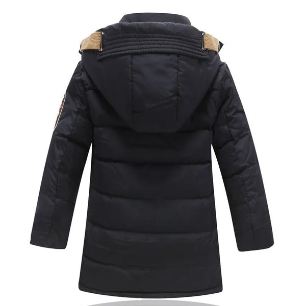 Childrens Winter Duck Down Jacket Thick Warm Hooded Coat
