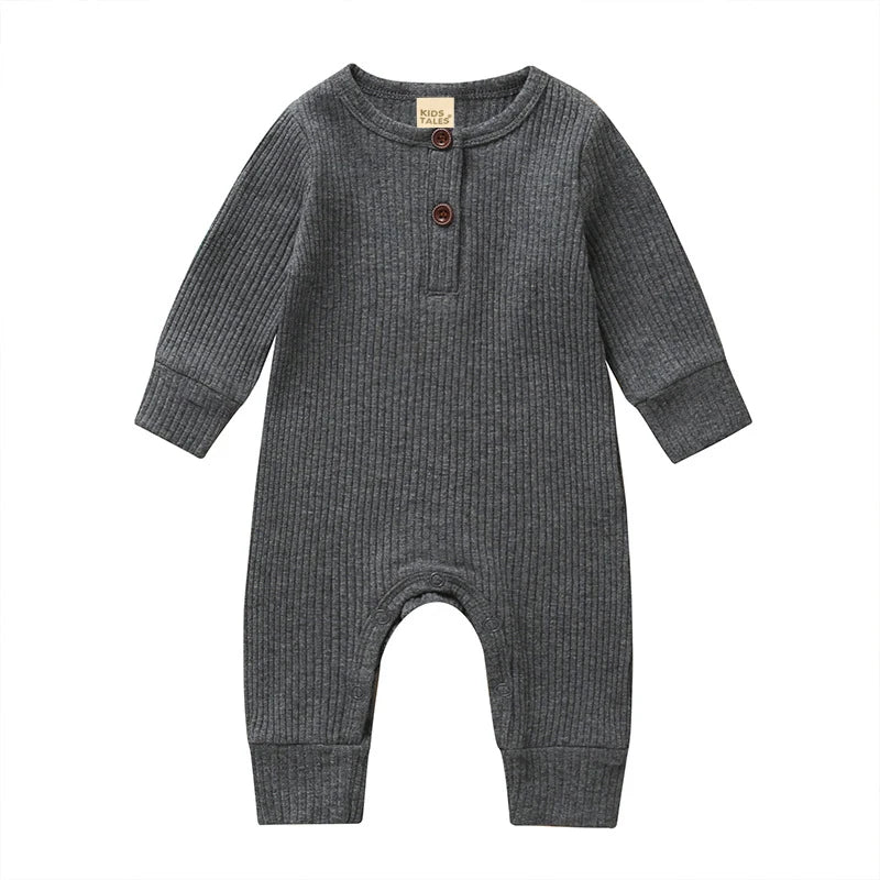 Baby Boys/Girls Long Sleeve Cotton Romper