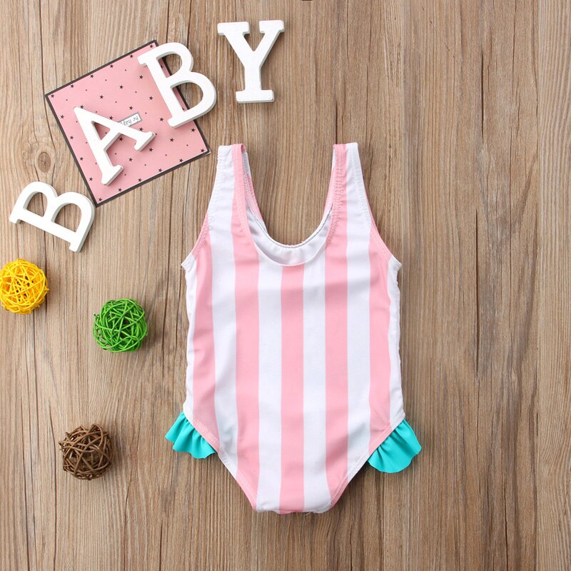 Lovely Watermelon Print Baby Girls Swimwear childrensterritory