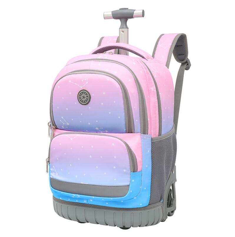 Durable Kids/Teen School Rolling Backpacks Travel Trolley Bag childrensterritory