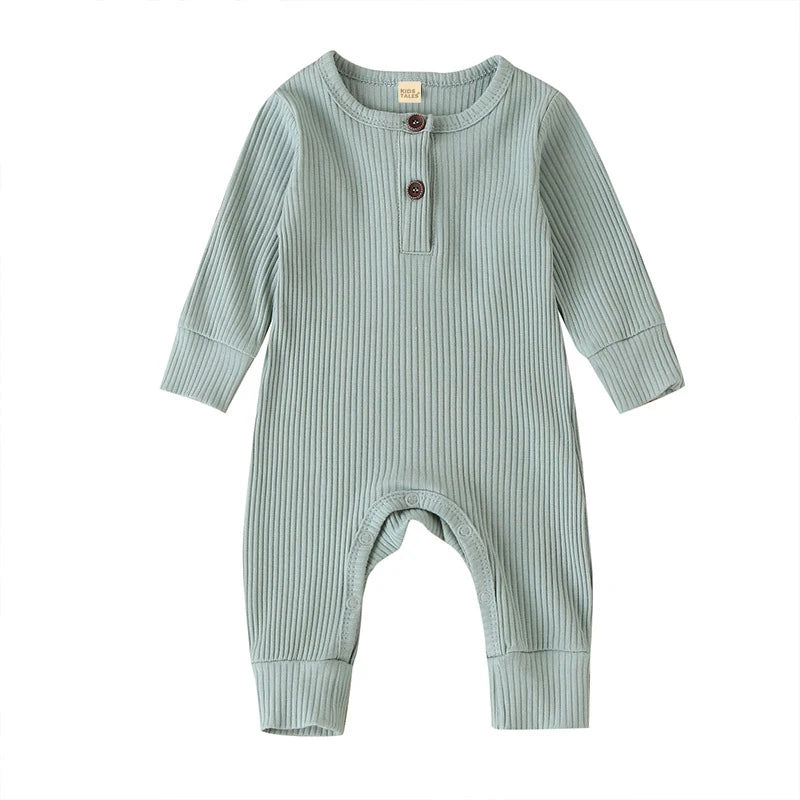 Baby Boys/Girls Long Sleeve Cotton Romper