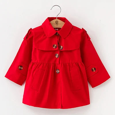 Designer Kids Girls Hooded Windbreaker Jackets childrensterritory