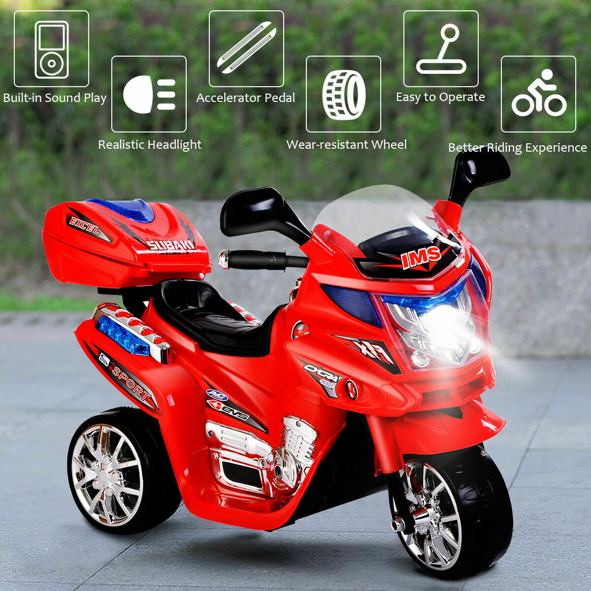 Battery Operated Kids Ride On Motorcycle/Bike Toy childrensterritory