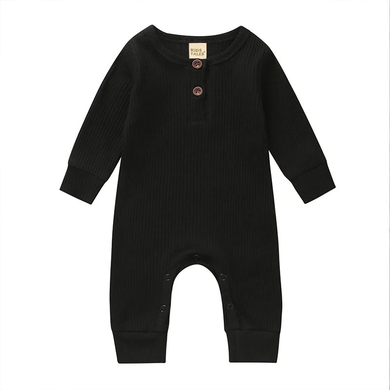 Baby Boys/Girls Long Sleeve Cotton Romper