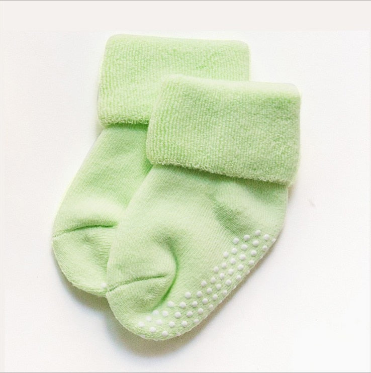Infant 3 Pairs Thicken Warm Winter Antiskid Floor Socks childrensterritory