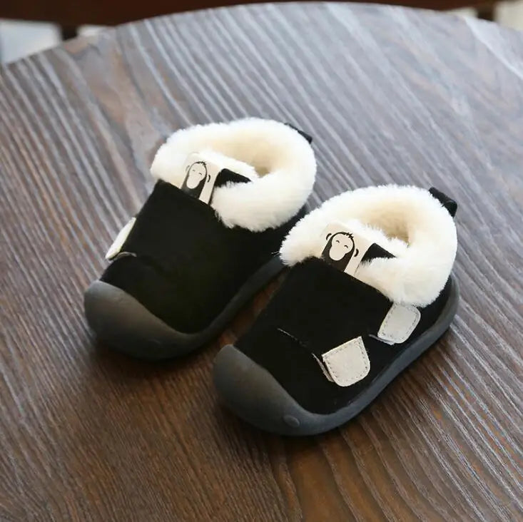 Warm Plush Baby Girls Boys Soft Bottom Snow Boots childrensterritory