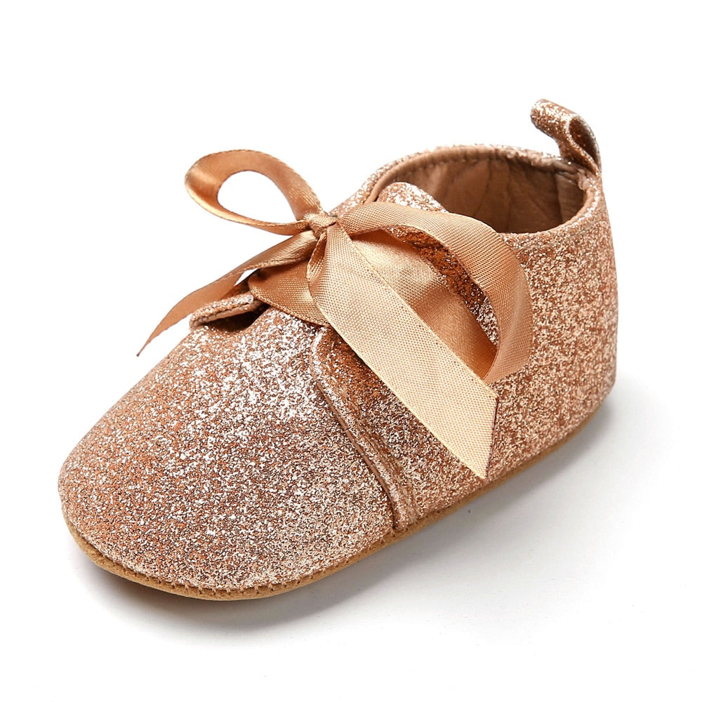 PU leather Baby Girls First Walkers Party Shoes childrensterritory