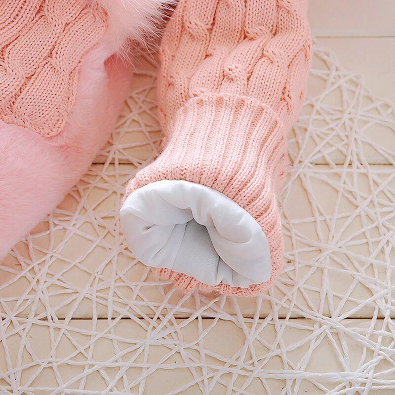 Baby Girls Thicken Warm Winter Hooded Jackets childrensterritory