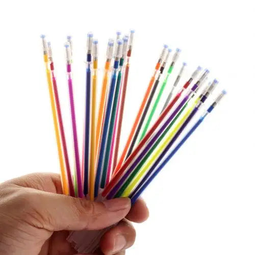 1 Set of 2/24/36/48 Glitter Gel Pen Refills for Kids childrensterritory