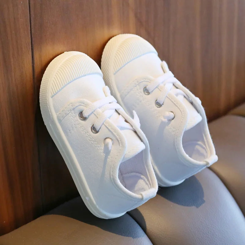 Kids Boys Lace-up Casual Canvas Shoes/Sneakers childrensterritory