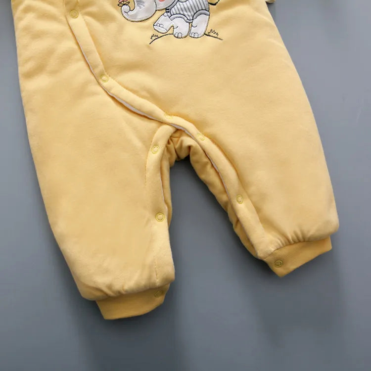 Baby Kids Cartoon Design Soft Winter Bodysuits childrensterritory