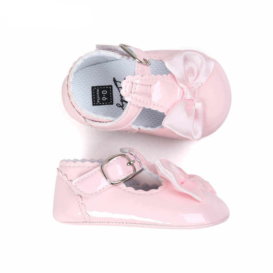 PU leather Baby Girls First Walkers Party Shoes childrensterritory