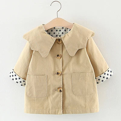 Designer Kids Girls Hooded Windbreaker Jackets childrensterritory