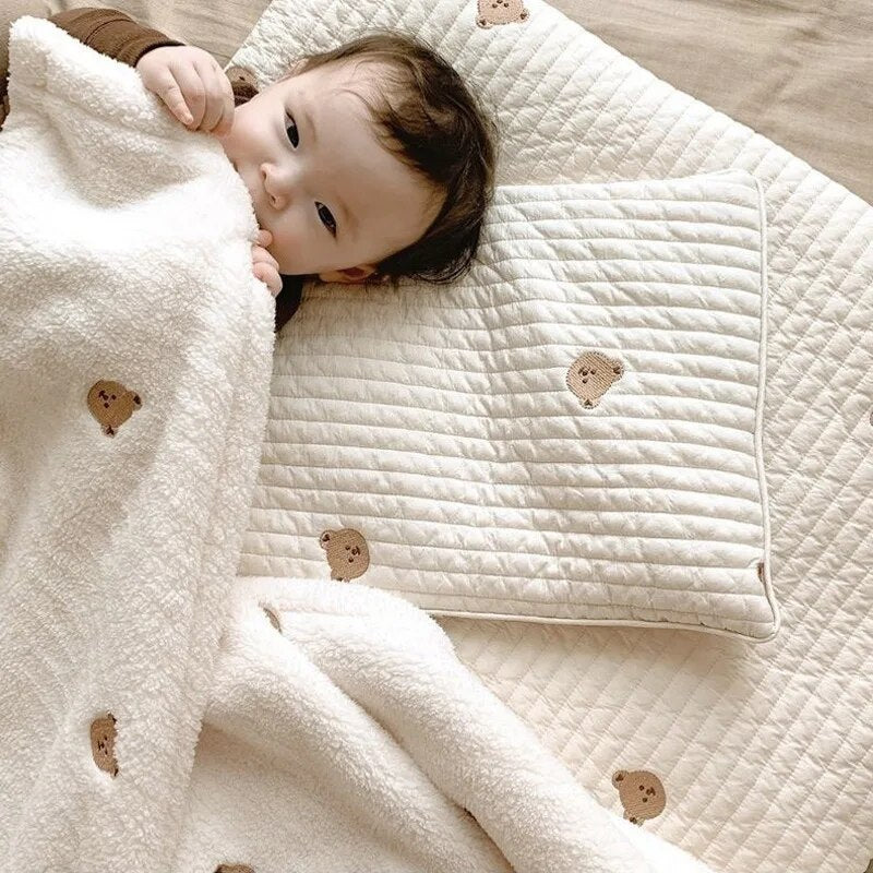 Warm Soft Fleece Swaddling Blankets for Baby childrensterritory