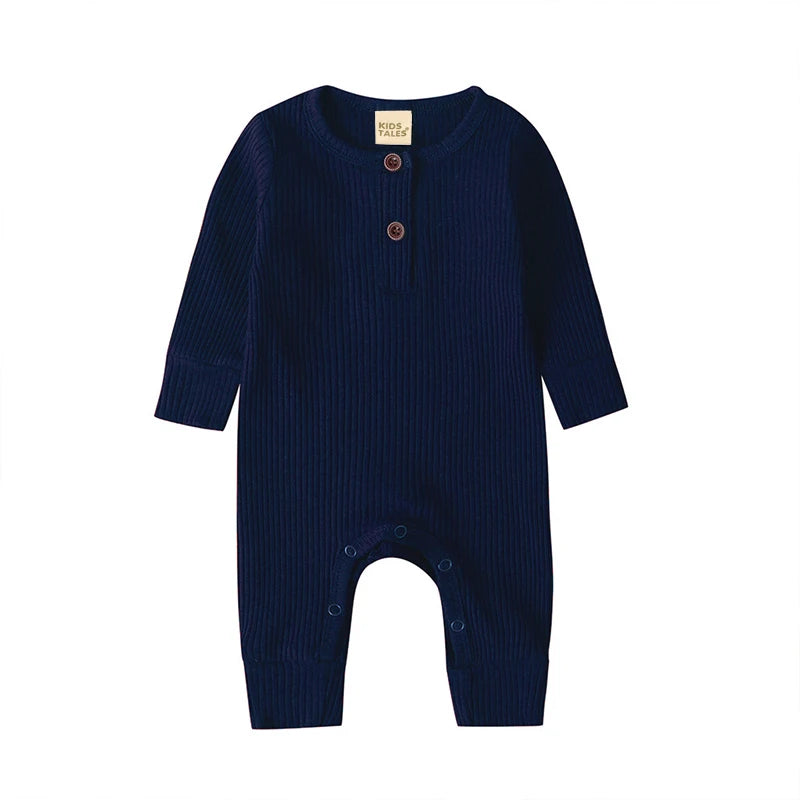 Baby Boys/Girls Long Sleeve Cotton Romper
