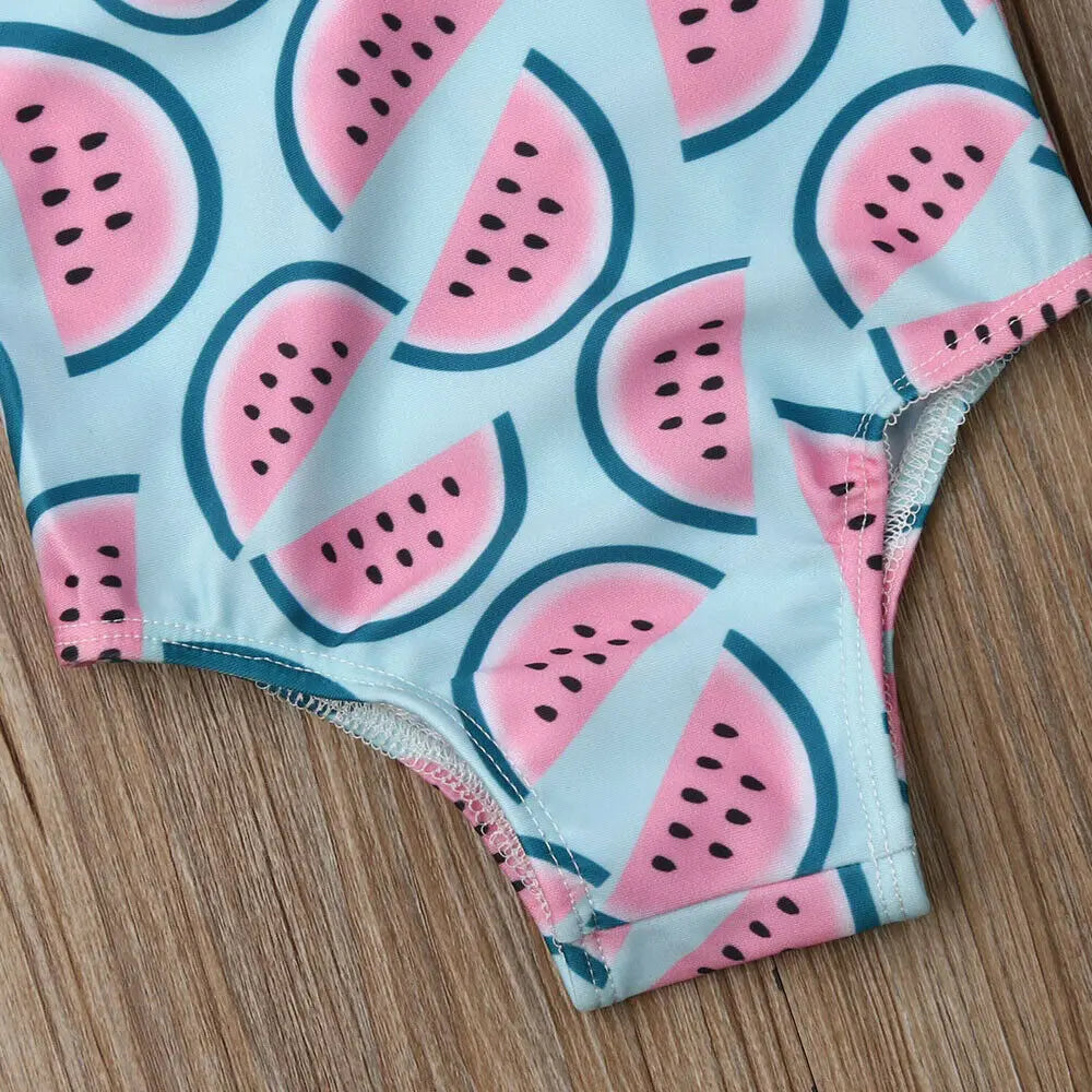 Baby/Kids Girls Watermelon Print Swimwear