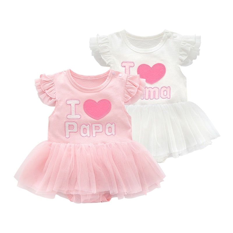 Baby Girl Pink Princess Clothing Sets for Birthday Party childrensterritory