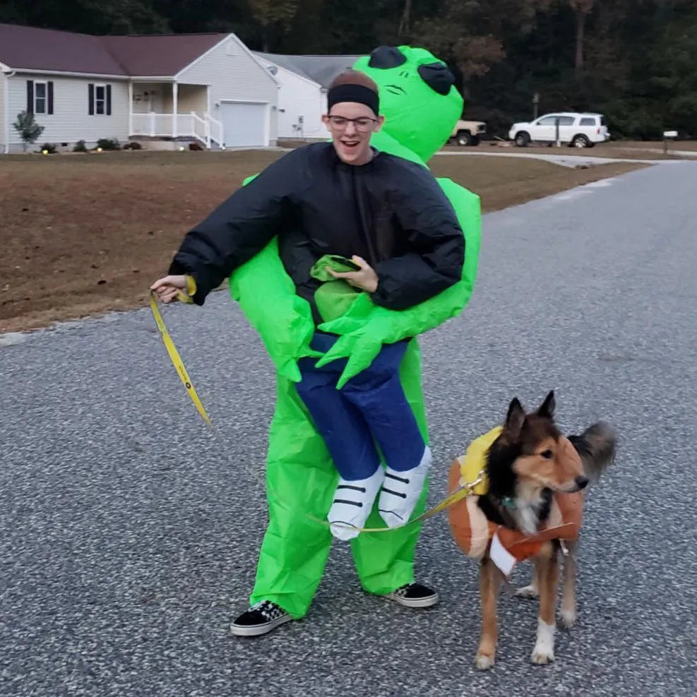 Inflatable Alien Scary Cosplay Costume For Kids/Adults childrensterritory