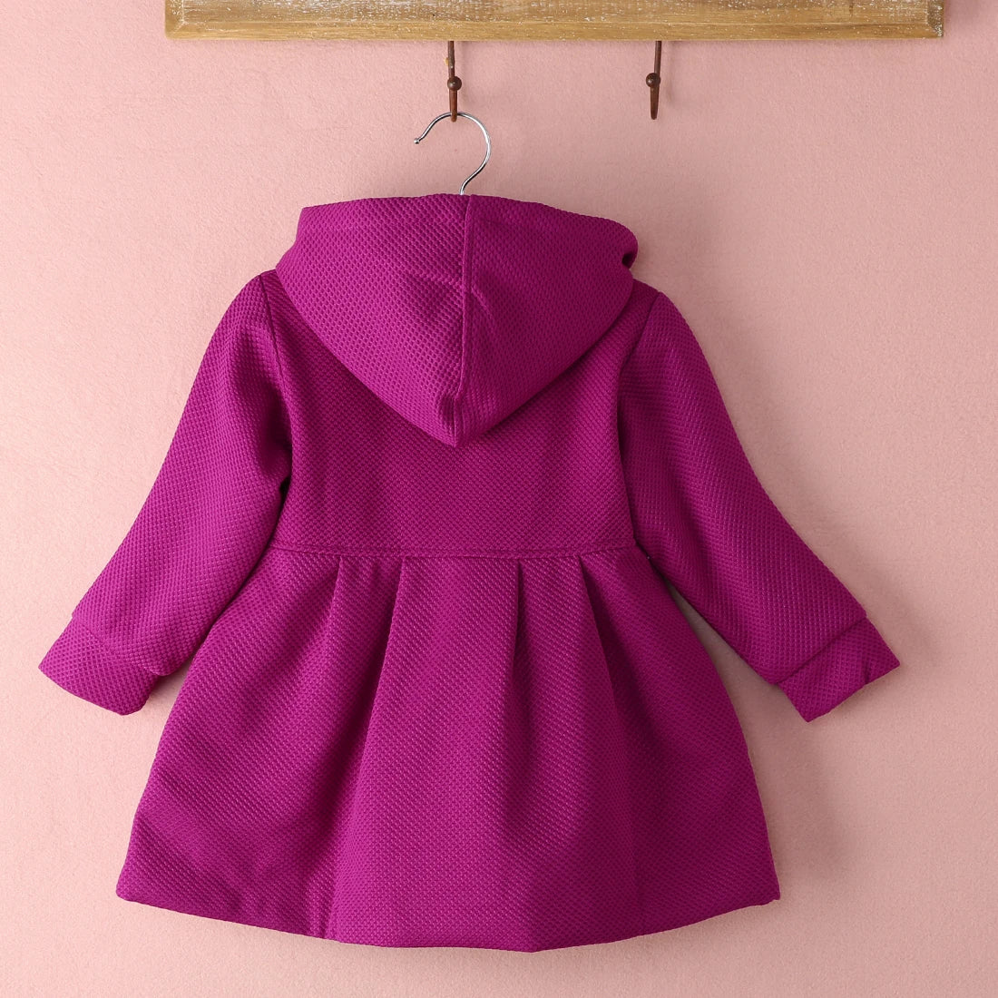 Toddler Girl Warm Fleece Hooded Snow Jacket