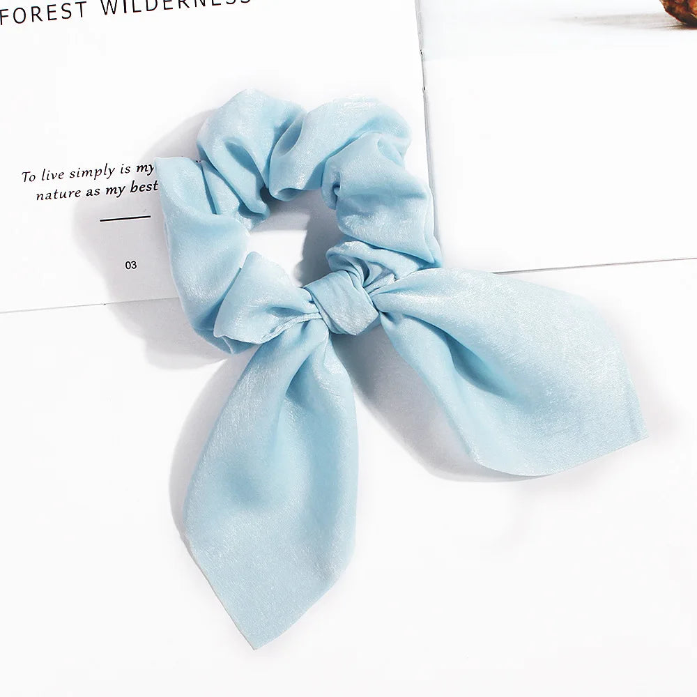 Elastic Ribbon Bow Hair Band for Girls