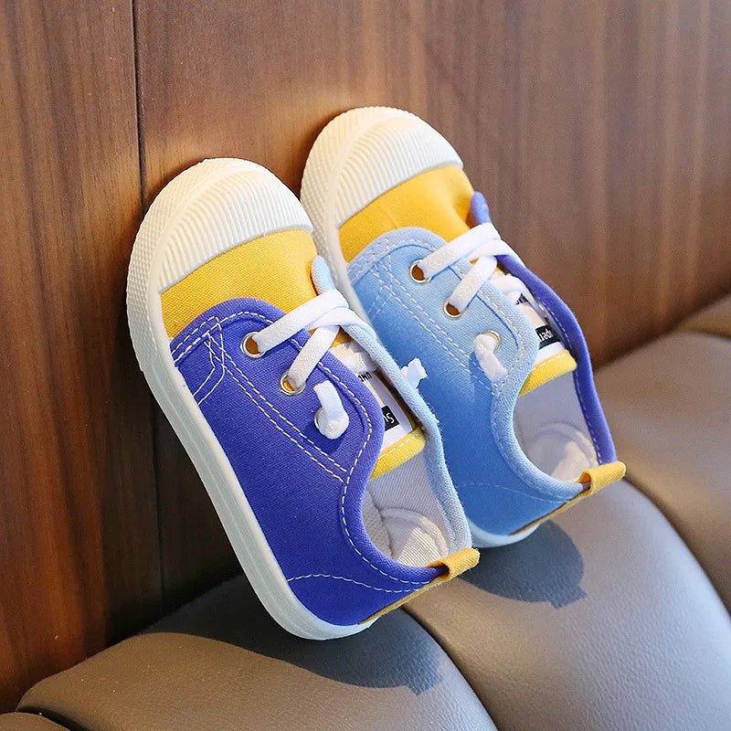 Kids Boys Lace-up Casual Canvas Shoes/Sneakers childrensterritory