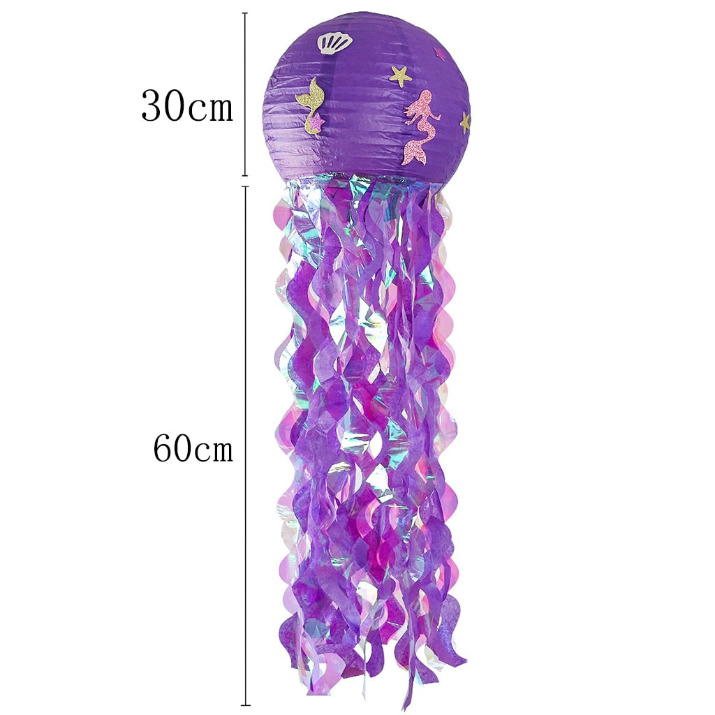 Under The Sea Theme Bubble Garlands, Seagrass, Seahorses Decor Supplies childrensterritory