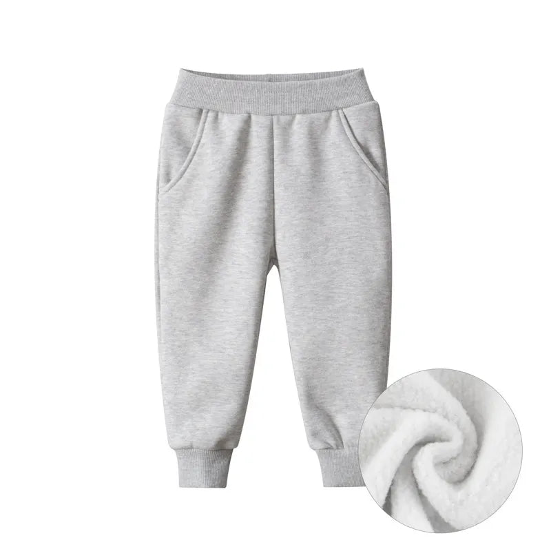 Solid Blue Black, Grey, Warm Fleece Children&