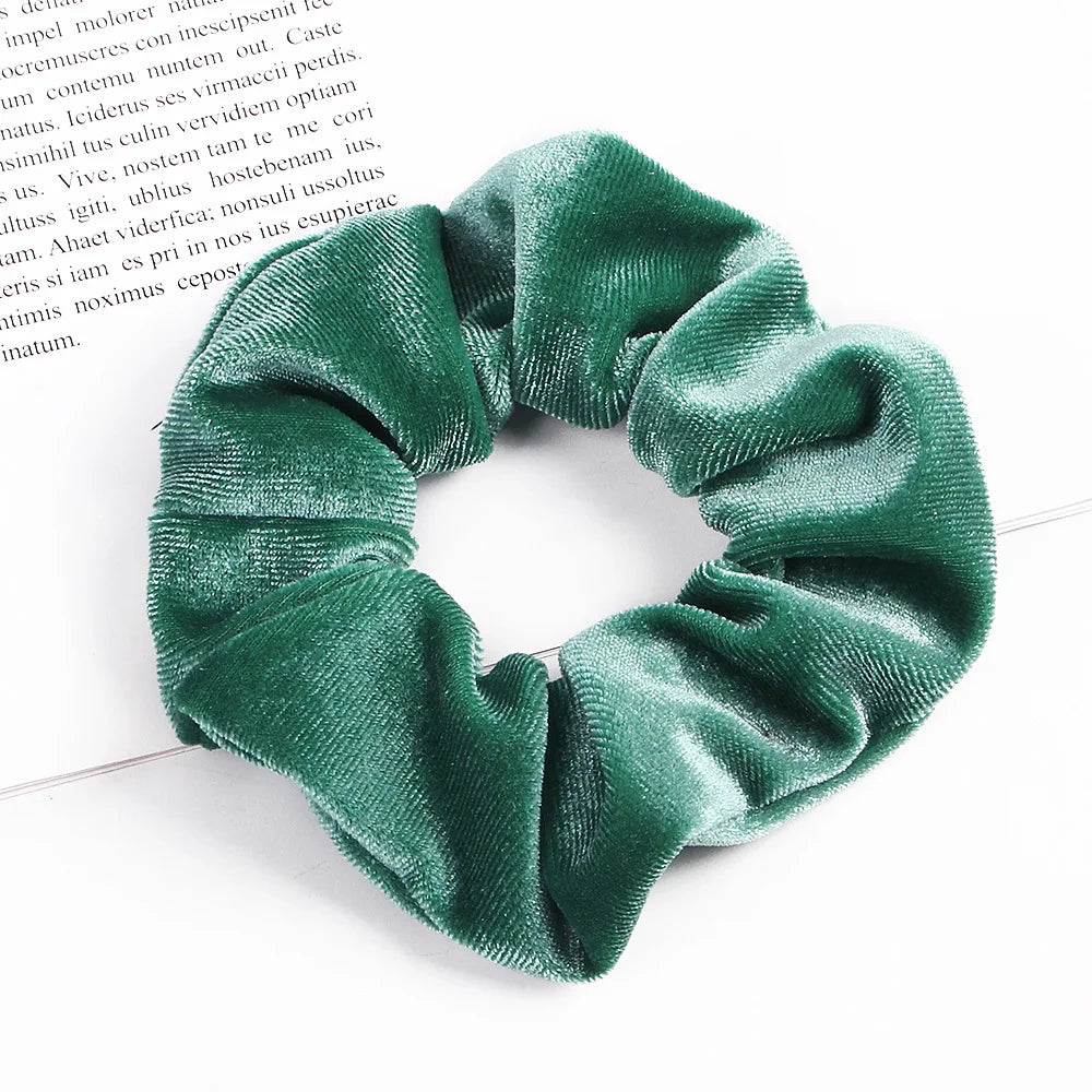 Velvet Scrunchie Hairband For Girls
