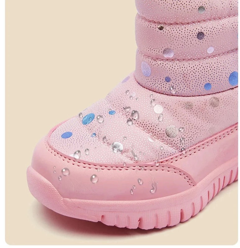 Kids Unisex Warm Breathable Designer Snow Boots childrensterritory