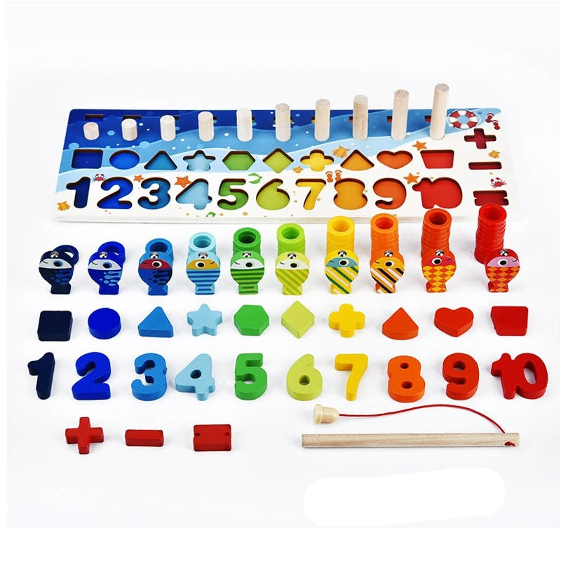 Kids Educational Wooden Math Puzzle Toys/Board Toy childrensterritory