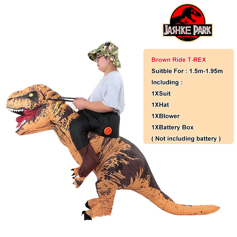 Inflatable Blow-Up Dinosaur Costume for Halloween Christmas childrensterritory