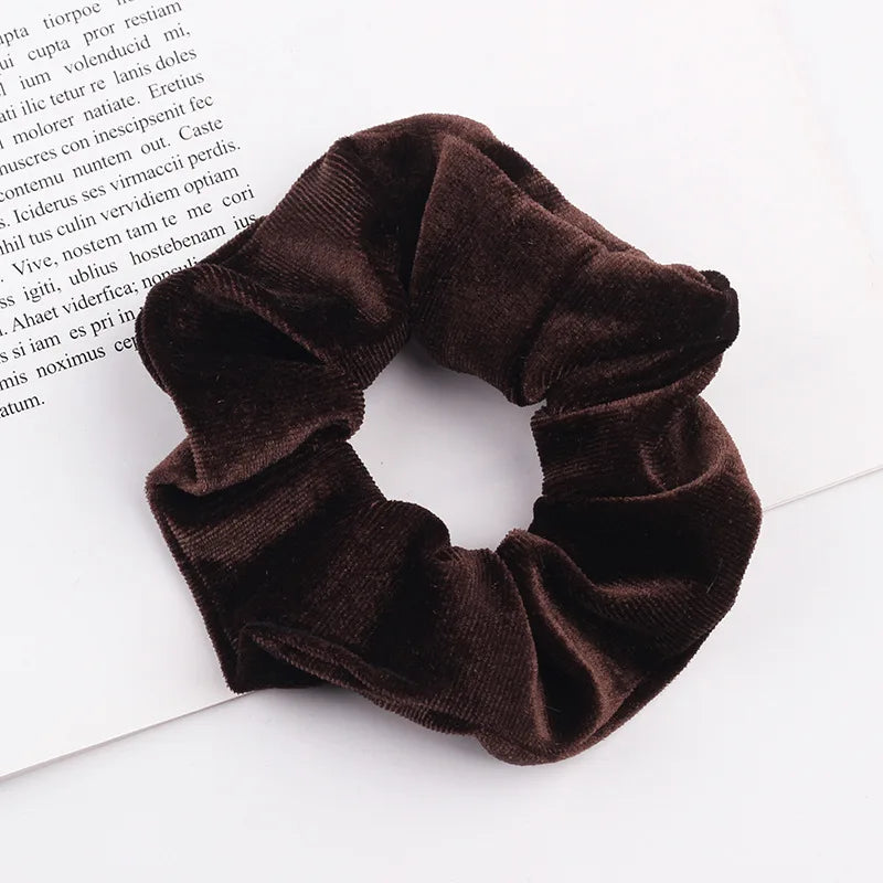 Velvet Scrunchie Hairband For Girls