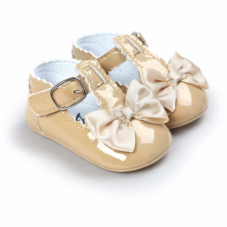 PU leather Baby Girls First Walkers Party Shoes childrensterritory