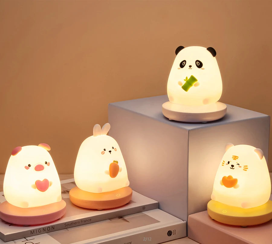 Rechargeable Touch Sensor Dimmable Cute LED Night Lights