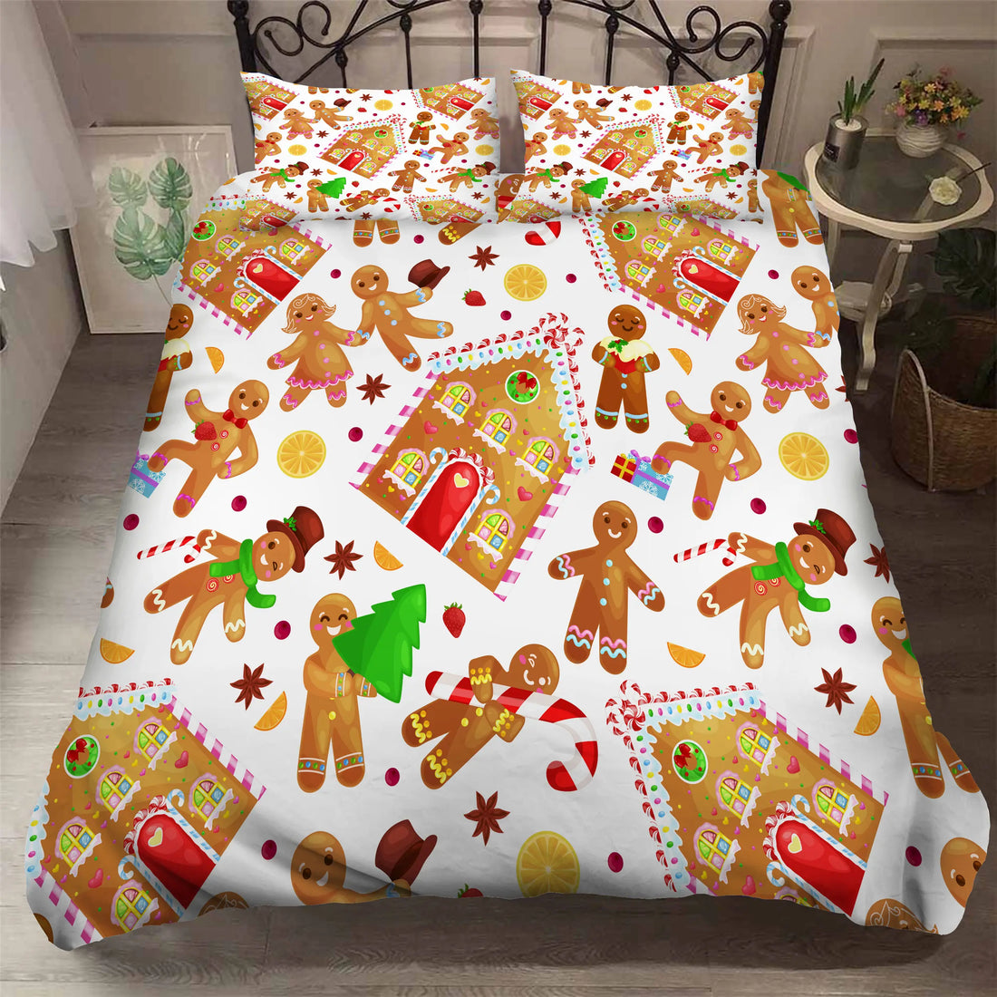 Santa Claus and Christmas Print: All Sizes of Bedding Sets childrensterritory