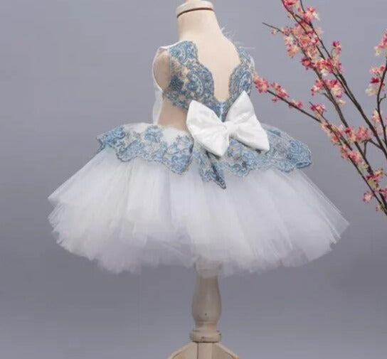 Baby/Kids Girl Lace Flower Dress for Birthday Party childrensterritory